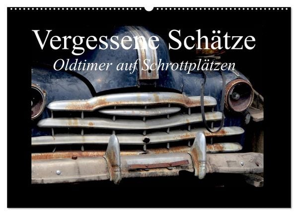 Vergessene Schätze - Oldtimer auf Schrottplätzen (Wandkalender 2026 DIN A2 quer), CALVENDO Monatskalender