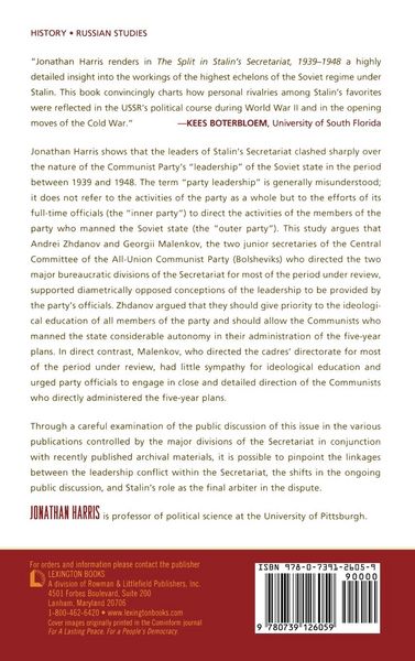 Produktbild: Split in Stalin's Secretariat, 1939-1948