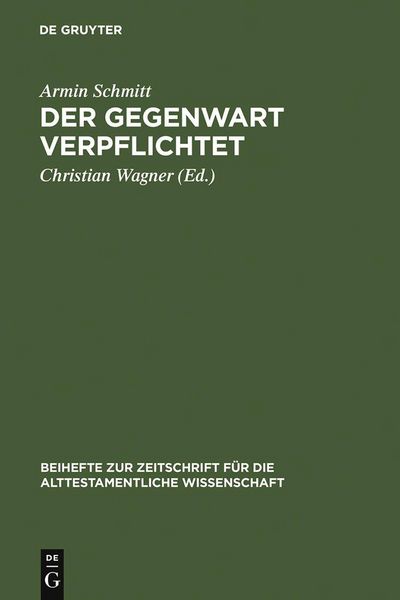 Produktbild: Der Gegenwart verpflichtet