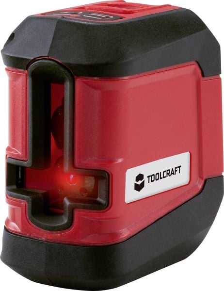 Produktbild: TOOLCRAFT CL8 Kreuzlinienlaser inkl. Stativ, selbstnivellierend Reichweite (max.): 8m
