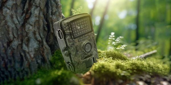 Produktbild: Berger & Schr&ouml;ter DH1 Wildkamera 16 Megapixel Black LEDs, Tonaufzeichnung Camouflage Gr&uuml;n, Camouflage Braun