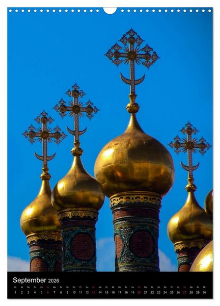 Produktbild: Moskau - Moscow - Ein Stadtportr&auml;t (Wandkalender 2026 DIN A3 hoch), CALVENDO Monatskalender