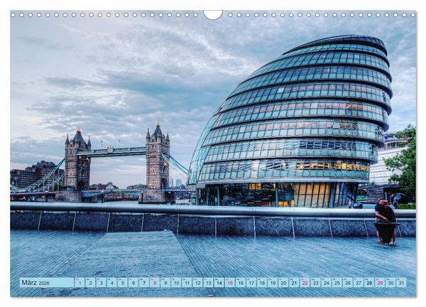 Produktbild: High-Tech-Architektur - Impressionen eines modernen Baustils (Wandkalender 2026 DIN A3 quer), CALVENDO Monatskalender