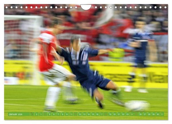 Produktbild: Ich liebe Fu&szlig;ball (Wandkalender 2026 DIN A4 quer), CALVENDO Monatskalender