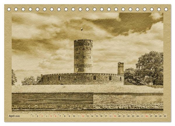 Produktbild: Danzig &ndash; Ein Kalender im Zeitungsstil (Tischkalender 2026 DIN A5 quer), CALVENDO Monatskalender