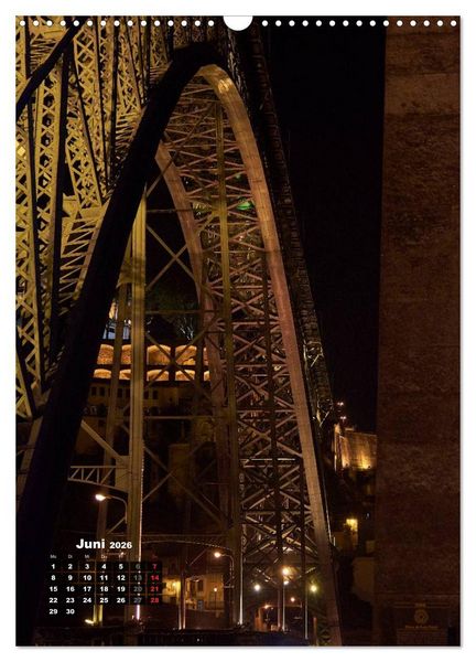 Produktbild: Porto Tag und Nacht (Wandkalender 2026 DIN A3 hoch), CALVENDO Monatskalender