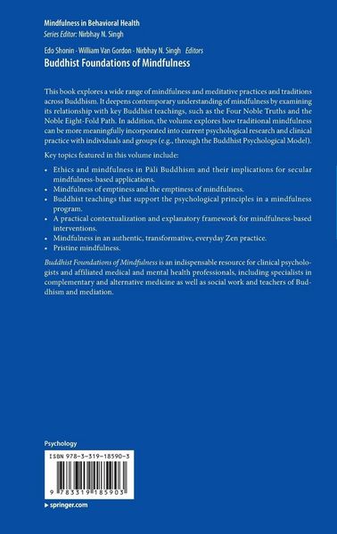 Produktbild: Buddhist Foundations of Mindfulness