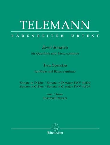 Telemann, G: A. d. Essercizii Musici/Zwei Sonaten Querflöte