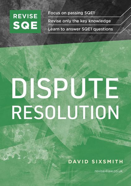 Produktbild: Revise SQE Dispute Resolution