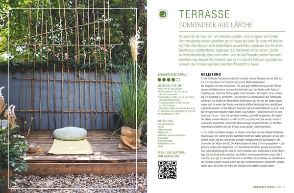 Produktbild: Gartenm&ouml;bel zum Selberbauen