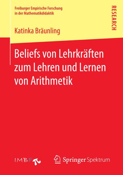 Produktbild: Beliefs von Lehrkr&auml;ften zum Lehren und Lernen von Arithmetik