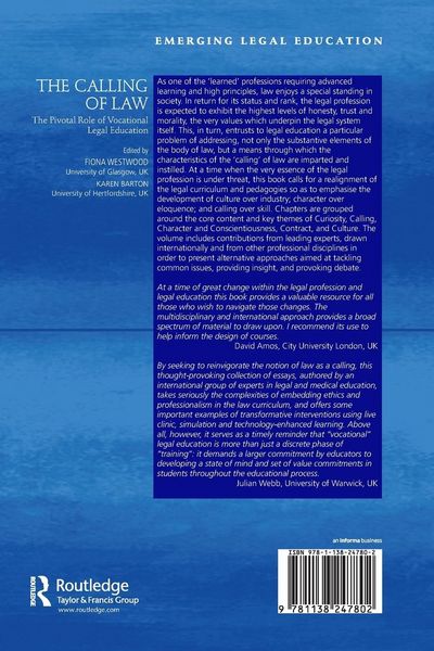 Produktbild: The Calling of Law