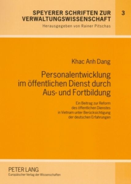 Produktbild: Personalentwicklung im &ouml;ffentlichen Dienst durch Aus- und Fortbildung