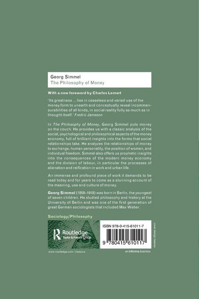 Produktbild: The Philosophy of Money