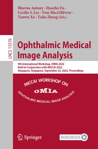 Produktbild: Ophthalmic Medical Image Analysis