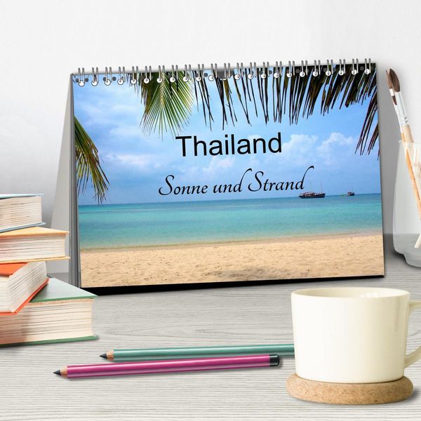 Produktbild: Thailand Sonne und Strand (Tischkalender 2026 DIN A5 quer), CALVENDO Monatskalender