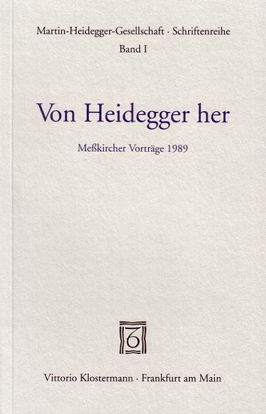Von Heidegger her
