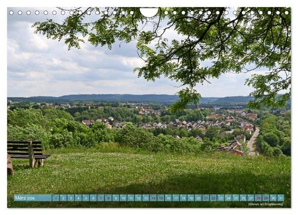 Produktbild: SAARLAND - AUSSICHTSREICH (Wandkalender 2026 DIN A4 quer), CALVENDO Monatskalender