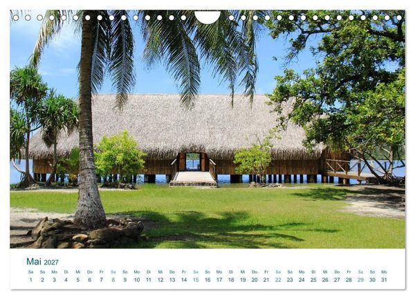 Produktbild: S&uuml;dsee-Insel Huahine - Paradies am Ende der Welt (Wandkalender 2027 DIN A4 quer), CALVENDO Monatskalender