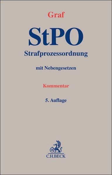Produktbild: Strafprozessordnung. StPO
