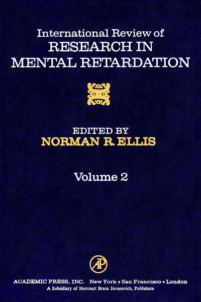 Produktbild: International Review of Research in Mental Retardation