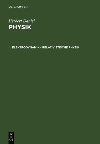 Produktbild: Elektrodynamik - relativistische Physik