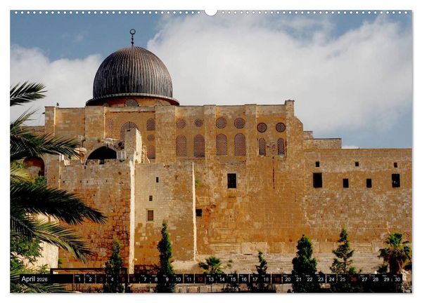 Produktbild: Jerusalem. The Holy City of three religions (High Quality Premium Wall Calendar 2026 DIN A2 landscape),CALVENDO 12 Month Wall Calendar