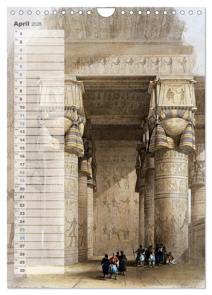 Produktbild: &Auml;gyptens Tempel (Wandkalender 2026 DIN A4 hoch), CALVENDO Monatskalender