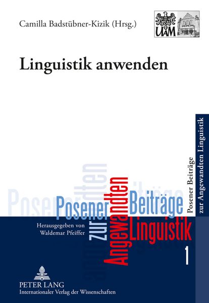 Produktbild: Linguistik anwenden