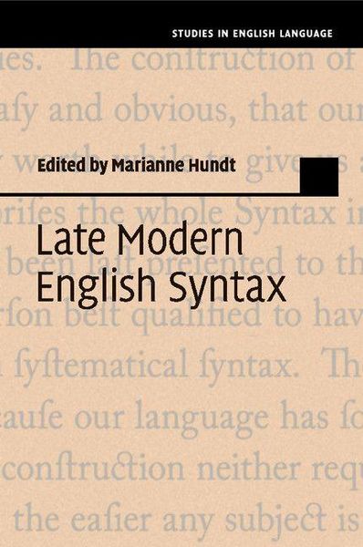 Produktbild: Late Modern English Syntax
