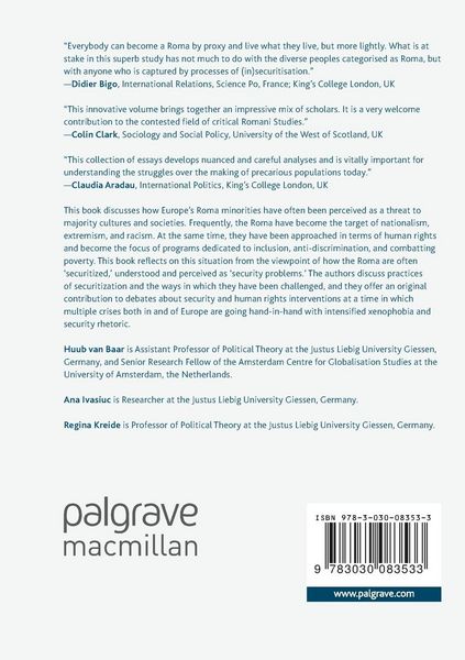 Produktbild: The Securitization of the Roma in Europe