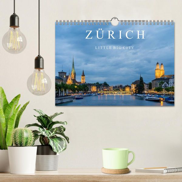 Produktbild: Z&Uuml;RICH - Little Big City (Wandkalender 2026 DIN A4 quer), CALVENDO Monatskalender