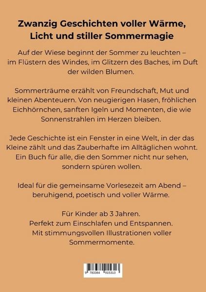 Produktbild: Sommertr&auml;ume - Gute-Nacht-Geschichten f&uuml;r Kinder ab 3 Jahren
