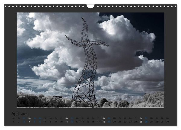Produktbild: Surreale Landschaften. INFRARROT - Wenn gr&uuml;n zu wei&szlig; wird (Wandkalender 2026 DIN A3 quer), CALVENDO Monatskalender