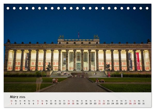 Produktbild: Berlin - Zwischen Alexanderplatz und Brandenburger Tor (Tischkalender 2026 DIN A5 quer), CALVENDO Monatskalender