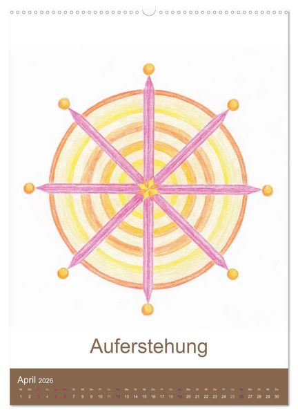 Produktbild: Atlantisheilsymbole (Wandkalender 2026 DIN A2 hoch), CALVENDO Monatskalender