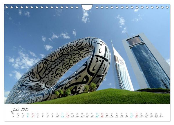 Produktbild: Dubai, die Stadt der Superlative. (Wandkalender 2026 DIN A4 quer), CALVENDO Monatskalender