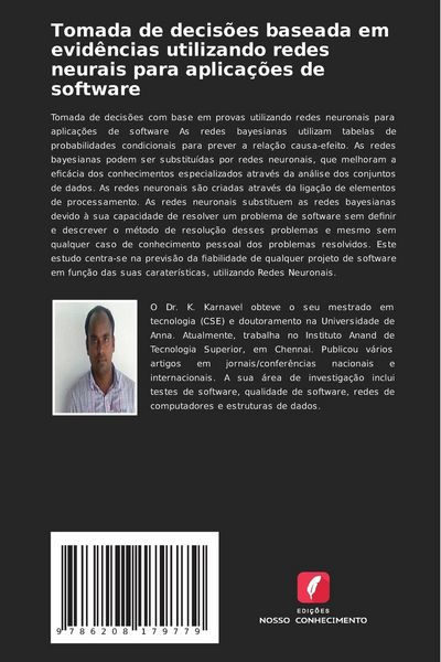 Produktbild: Tomada de decis&otilde;es baseada em evid&ecirc;ncias utilizando redes neurais para aplica&ccedil;&otilde;es de software
