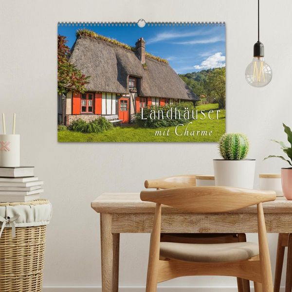 Produktbild: Landh&auml;user mit Charme (Wandkalender 2026 DIN A3 quer), CALVENDO Monatskalender