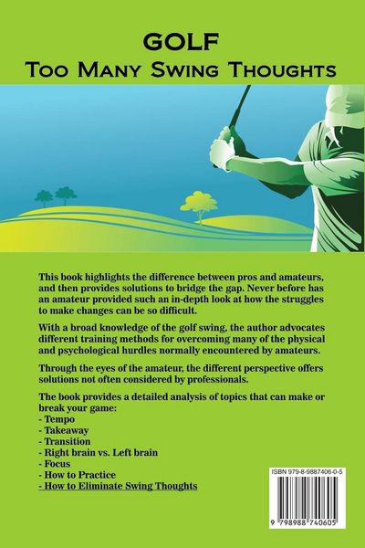 Produktbild: Golf Too Many Swing Thoughts