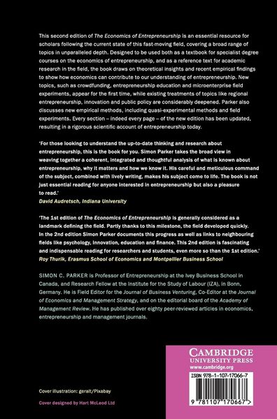 Produktbild: The Economics of Entrepreneurship
