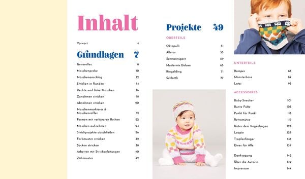 Produktbild: Einfach stricken mit Klimperklein &ndash; f&uuml;r Babys und Kids