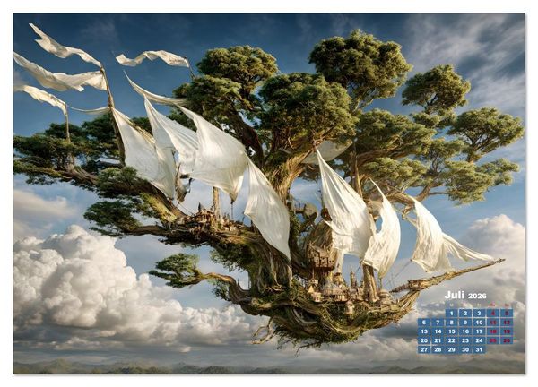 Produktbild: Aerospira (Wandkalender 2026 DIN A4 quer), CALVENDO Monatskalender