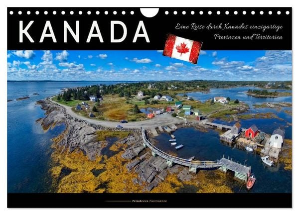 Produktbild: Kanada - eine Reise durch Kanadas einzigartige Provinzen und Territorien (Wandkalender 2026 DIN A4 quer), CALVENDO Monatskalender