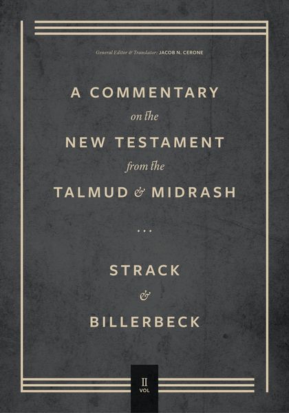 Produktbild: Commentary on the New Testament from the Talmud and Midrash