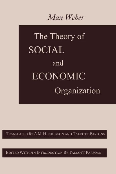 Produktbild: The Theory of Social and Economic Organization