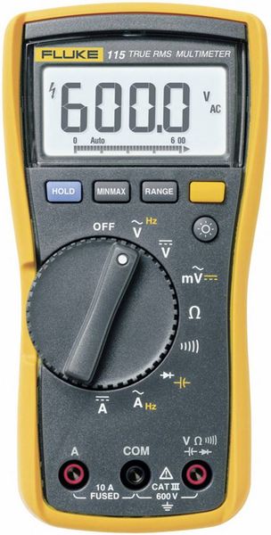 Fluke 115 Hand-Multimeter digital CAT III 600V Anzeige (Counts): 6000