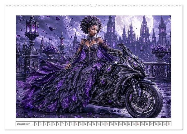 Produktbild: Nachtreiterinnen (Wandkalender 2027 DIN A2 quer), CALVENDO Monatskalender