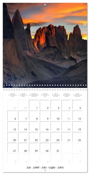 Produktbild: Patagonia National Parks (Wall Calendar 2026 12 &times; 12 Inch) CALVENDO 12 Month Wall Calendar