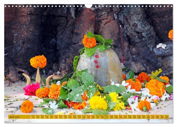 Produktbild: Indien - Hinduismus (Wandkalender 2026 DIN A3 quer), CALVENDO Monatskalender
